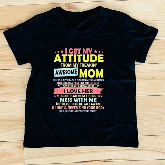 FUNNY KIDS T-SHIRT—BRAND NEW—SIZE 5/6–GREAT FOR MOTHERS DAY—GREAT GIFT—UNISEX - Picture 7 of 7